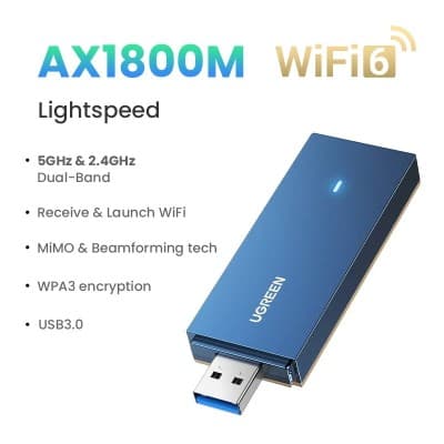 CLE WIFI WIFI 6 AX1800M UGREEN
