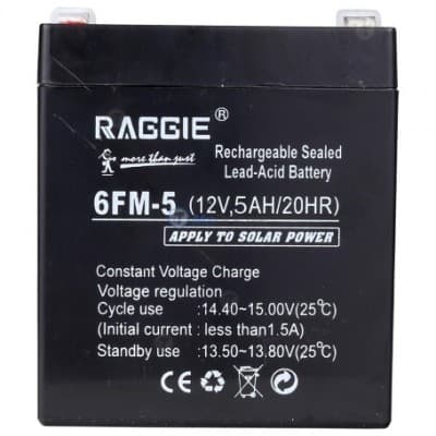 BATTERIE ONDULEUR RAGGIE 12V5AH