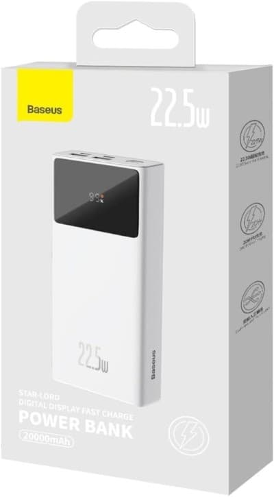 PowerBank Baseus STAR-LORD 20000mAh 22.5W 2x USB / USB Type C