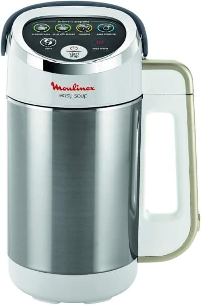 Moulinex Blender chauffant, Mixeur soupe, Puissance 1000 W, Capacité 1,2 L, 5 programmes automatique