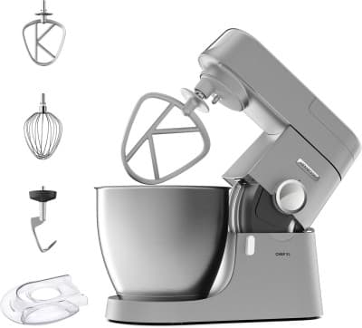 Robot multifonction Kenwood Chef XL KVL4100S Petrin 1200 Watt - argent
