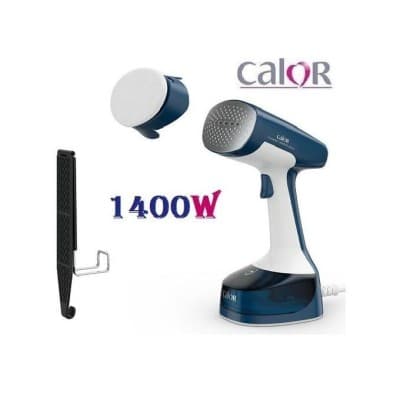 Calor Défroisseur Vapeur A Main Vertical CALOR -1400W -DT7130C0-Blanc-Bleu
