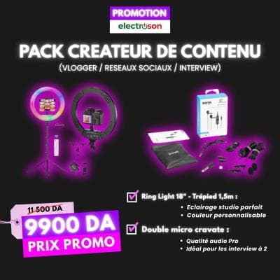PACKE CREATEUR DE CONTENU