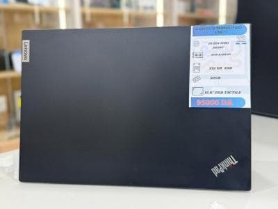 LAPTOP LENOVO THINKPAD L15 RYZEN 7PRO-5850U/32G DDR4/512G SSD/CG AMD RADEON /15.6` TACTILE