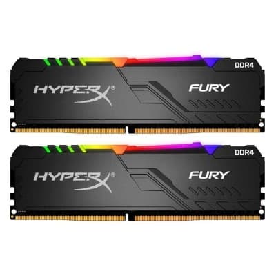 RAM HYPER X FURY RGB 16GO 2X8GO 3600MHZ CL17