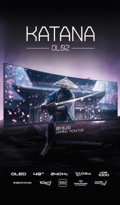 MATOS KATANA OL02 49" 240HZ 0.03MS HDR1000 DUAL QHD