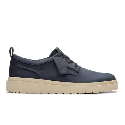 Clarks - Polden Lace Navy Leather