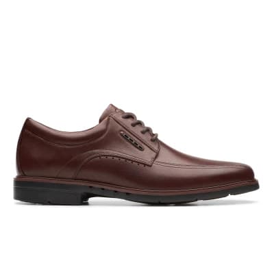 Clarks - Un Kendric Way Mahogany Leather