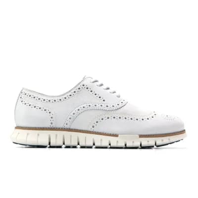 Cole Haan - Zerogrand Remastered Wingtip Oxford – Microchip Nubuck Big Dipper Ivory