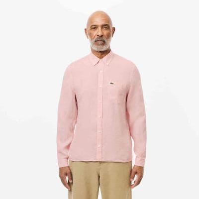 Chemise homme Lacoste en lin