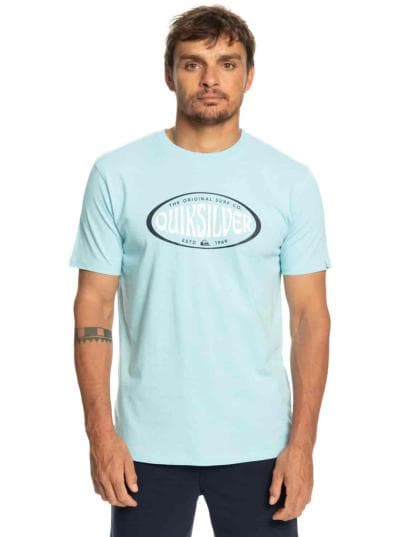 QUIKSILVER | T-Shirt Homme Bleu Ciel INCIRCLES