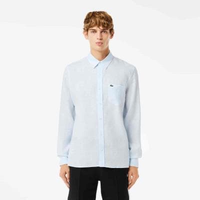 Chemise homme Lacoste en lin
