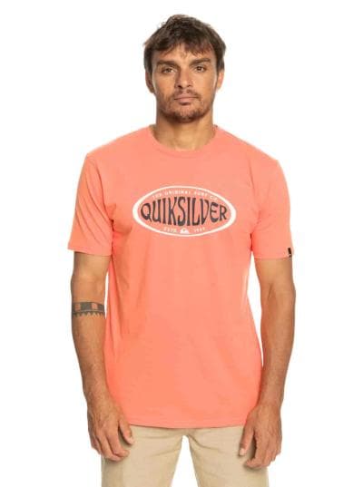 QUIKSILVER | T-Shirt Homme Orange INCIRCLES