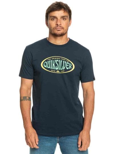 QUIKSILVER | T-Shirt Homme Bleu Nuit INCIRCLES