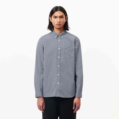 Lacoste Chemise regular fit vichy popeline