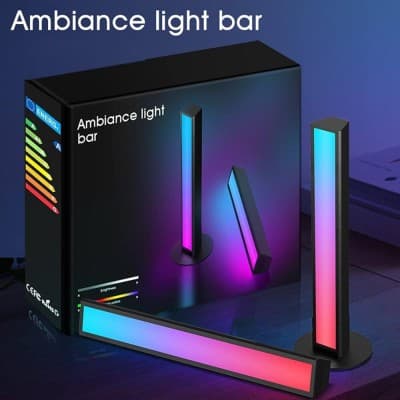 AMBIANCE LIGHT BARS - SMART 2 LIGHT Barres lumineuses LED RVB intelligentes à changement de couleur arc-en-ciel TV rétroéclairage ambiant Streamer lumière de jeu