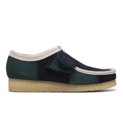Clarks - Wallabee Blue/Green Strip