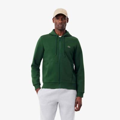 Lacoste Sweatshirt à capuche zippé molleton