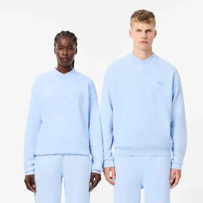 Lacoste Sweatshirt loose fit molleton effet délavé