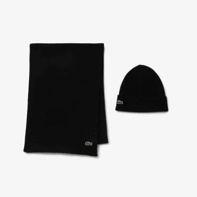 Lacoste Coffret bonnet écharpe en laine