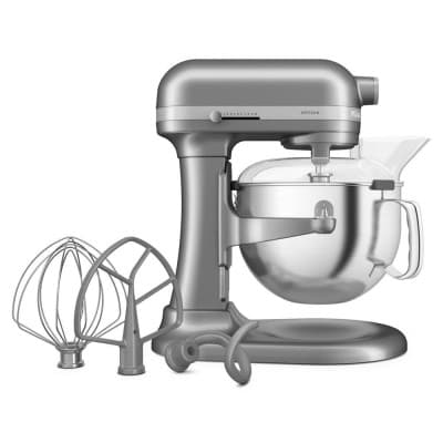 Robot pâtissier petrin Kitchenaid ARTISAN gris À BOL RELEVABLE 5,6L - 5KSM60 - Moteur 375 watts transmission directe