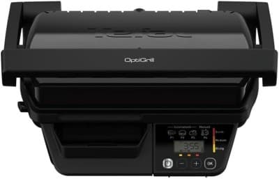 Grill éléctrique Optigrill Tefal GC7P0810 intelligent avec capteur automatique, 600 cm2, 2000 W, 120C à 270C