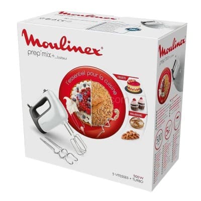 BATTEUR/MIXEUR A BRAS MOULINEX + DOSEUR 500W 5VIT - HM462110