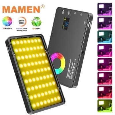 MAMEN LED-M1SE RGB Compact on-camera light