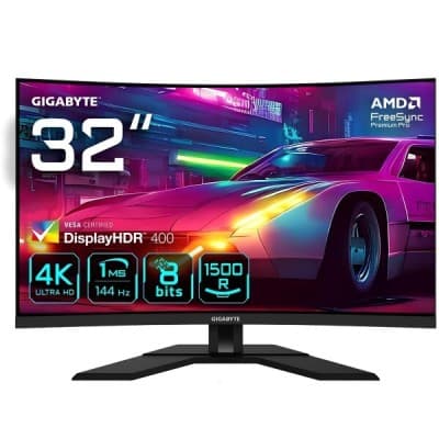 GIGABYTE M32UC 31.5" UHD 144HZ CURVED 1ms UHD with 144Hz OC 160 Hz for DP
