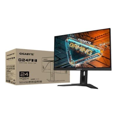 GIGABYTE G24F ECRAN 24" - 165HZ - 1MS - IPS - FREESYNC - HDMI/DISPLAY - USB 3.0 - RÉGLABLE - NOIR