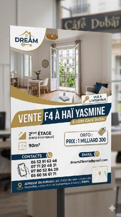 Vente Appartement F4 Oran Oran