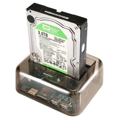Station d'accueil de disque dur USB 3.0 vers SATA/IDE 2.5" /3.5" TF SD pour TV ordinateur portable