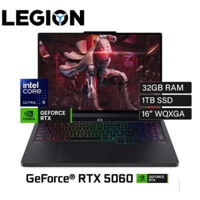 LENOVO LEGION 5 16IAX10 ULTRA 9 275Hx 32GO 1TO SSD NVIDIA GEFORCE RTX5060 8GO GDDR7 NEUF SOUS EMBAL