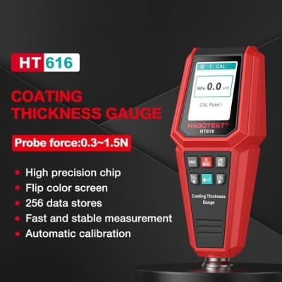 Testeur de peinture automobile HABOTEST HT616, jauge d'épaisseur de revêtement de peinture
