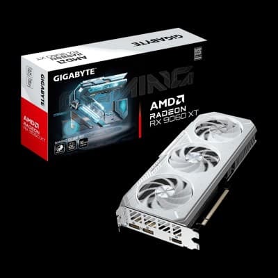 GIGABYTE Radeon RX 9060 XT GAMING OC ICE 16G