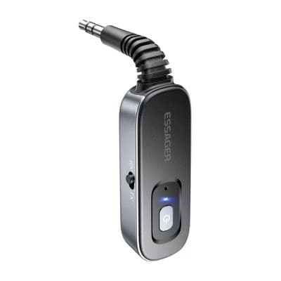 Adaptateur Bluetooth 5.1 auxiliaire récepteur/émetteur rechargeable