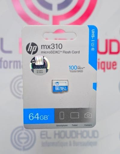CARTE MÉMOIRE HP MX310 64GB HAUTE PERFORMANCE