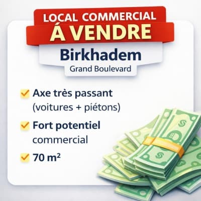 Vente Local Alger Birkhadem