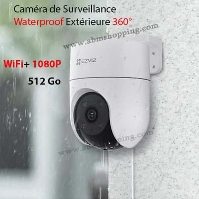Caméra de Surveillance Waterproof Extérieure 360 WiFi 1080P avec Détection Humaine et Vision Nocturne Smart Home Camera | EZVIZ H8c