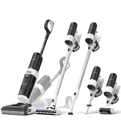 BALAI ASPIRATEUR LAVEUR 3 EN 1 Tineco Floor One Switch S6 Stretch Plus 21KPA- Inclinaison à 180 - 40 MIN D'AUTONOMIE -