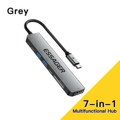Essager USB C Hub 7-in-1 4K 30HZ HDMI