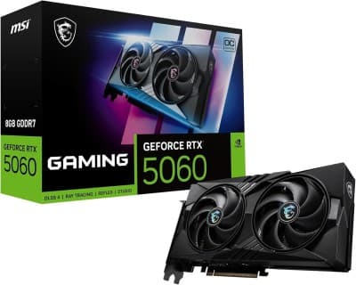 MSI NVIDIA GeForce RTX 5060 8G Gaming OC Graphics Card - 8 GB GDDR7