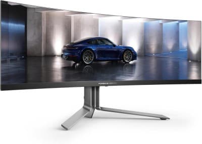 AOC Porsche Lifestyle gmbh & co. kg PD49 49 inch Widescreen QD OLED Black Multimedia Curved Monitor