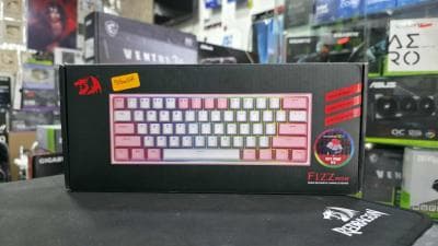 CLAVIER REDRAGON FIZZ K617 WITHE PINK