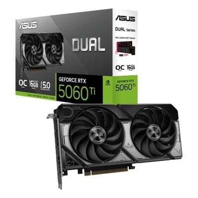 CARTE GRAPHIQUE RTX 5060TI 16GB ASUS DUAL