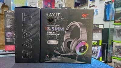 CASQUE HAVIT H2042D JACK3.5 RGB BLACK