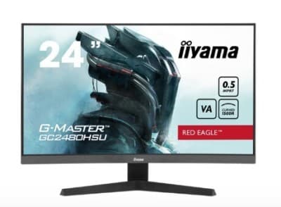 ECRAN IIYAMA G-MASTER GC2480HSU-B1 24" FHD 180Hz/ VA/ 0.5Ms incurvé
