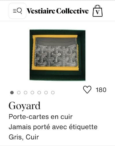 Porte carte en cuir