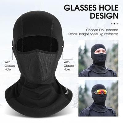 Pack Moto Hiver Cagoule Professionnel + Gants Pro Biker respirants avec protections antidérapantes