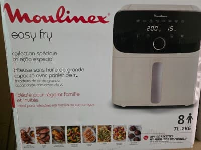 FRITEUSE MOULINEX AIR FRYER EASY FRY 7L 8 PROGRAMME 2470WATT EZ855AF0